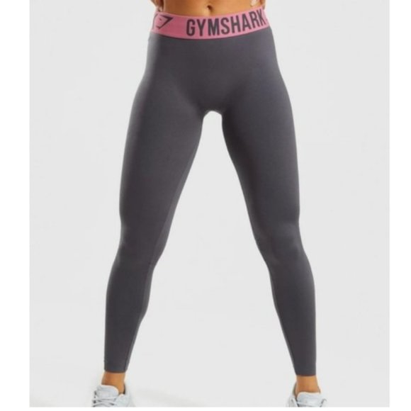 Gymshark Grey/Pink Fit Leggings - Picture 4 of 4